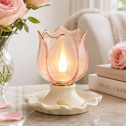 Aurexona Candle Bloom Table Light