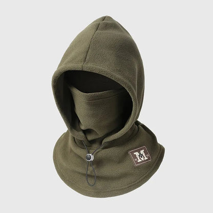 3-in-1 Fleece Winter Hood with Face & Neck Cover
