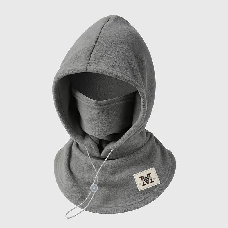 3-in-1 Fleece Winter Hood with Face & Neck Cover
