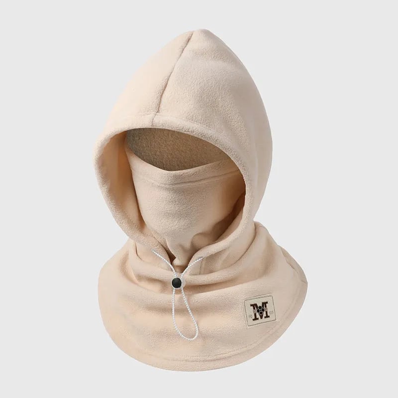 3-in-1 Fleece Winter Hood with Face & Neck Cover