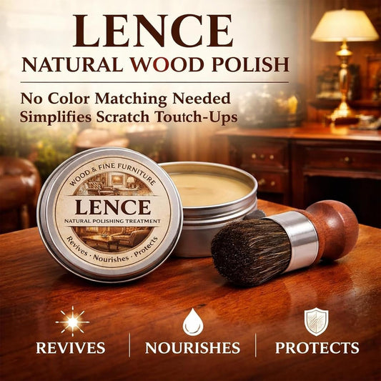 LENCE natural wood polish restores shine