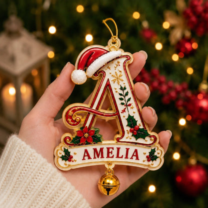 Personalized Christmas Initial & Name Ornament · 4