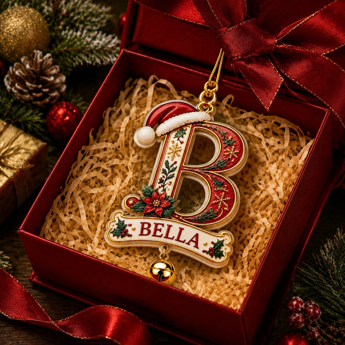 Personalized Christmas Initial & Name Ornament · 5