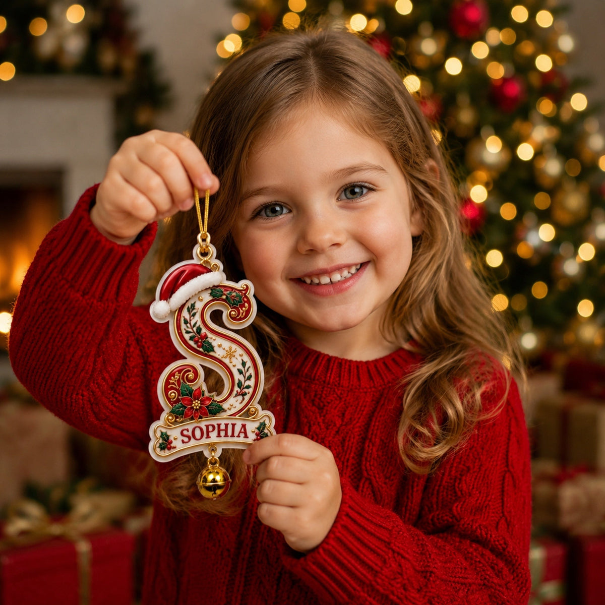 Personalized Christmas Initial & Name Ornament · 6