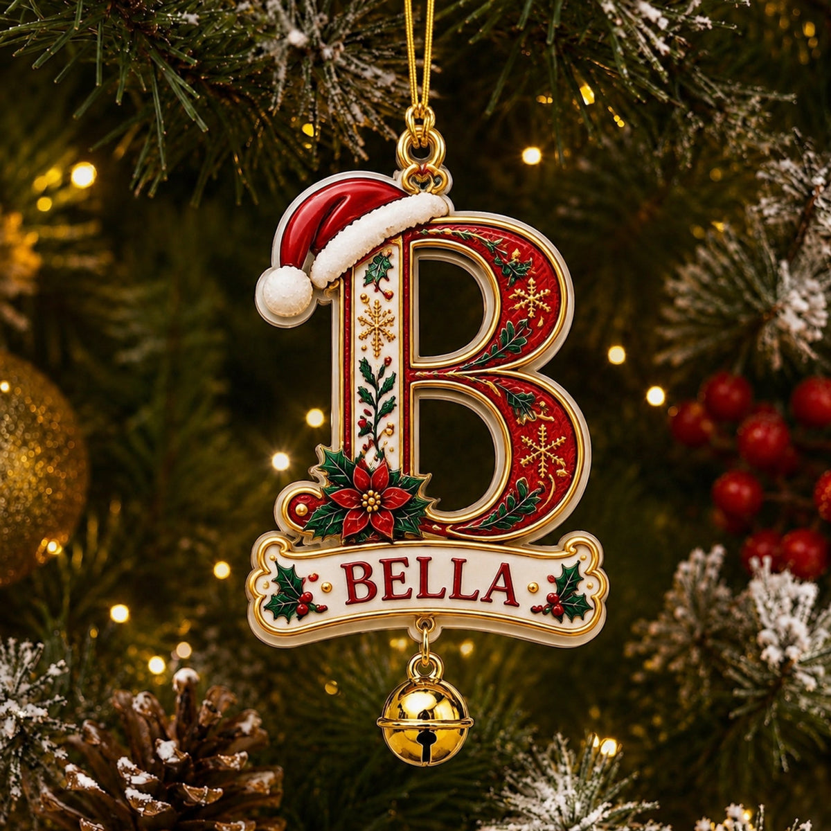 Personalized Christmas Initial & Name Ornament · 11
