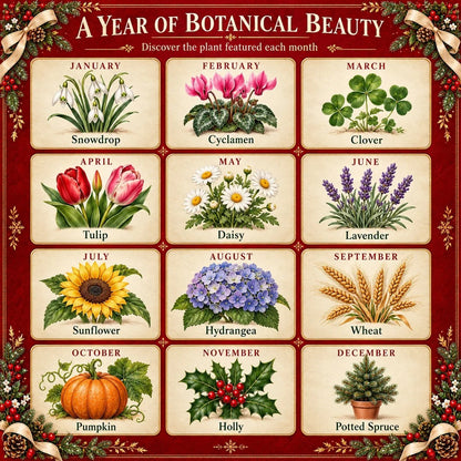 Meet the twelve botanical themes